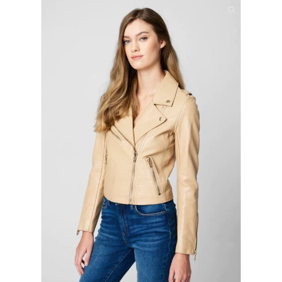 NEW NWT Blank NYC “Head to Toe” Vegan Leather Quilted Moto Jacket XS - Picture 2 of 16